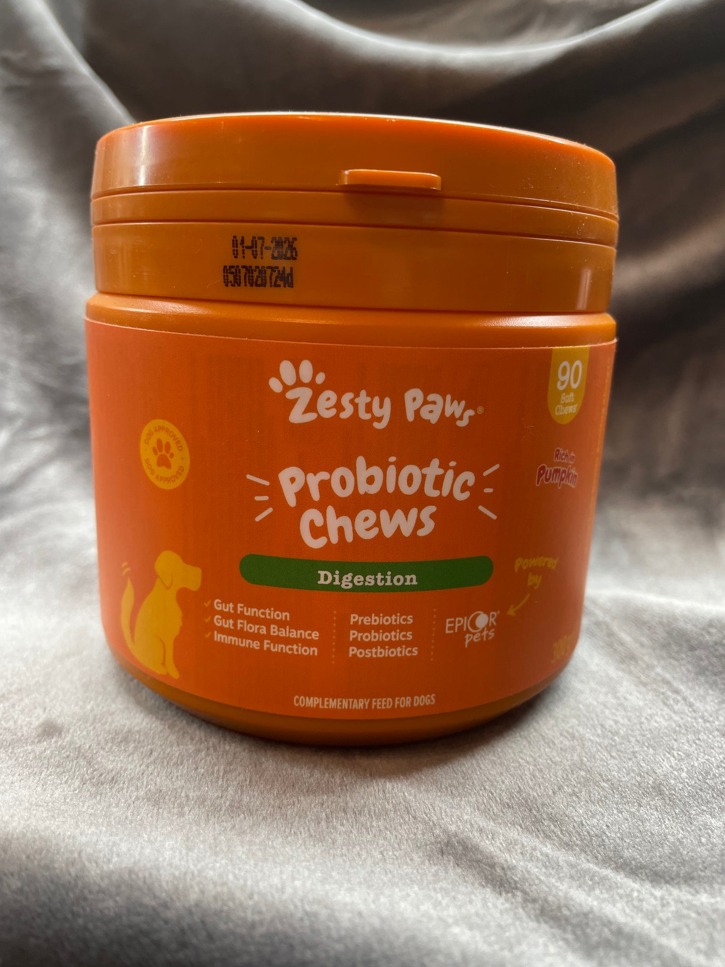 Zesty Probiotic Chews for Digestion